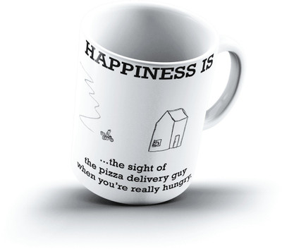 

Ucard Happiness Is2010 Bone China, Ceramic, Porcelain Mug(325 ml)