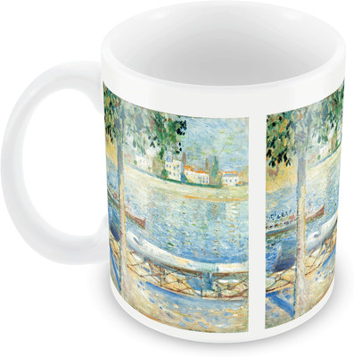 

Posterboy The Lake Boat Ceramic Mug(350 ml), Multicolor