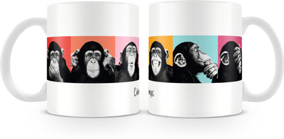 

Posterboy Love Ceramic Mug(Pack of 2), Multicolor