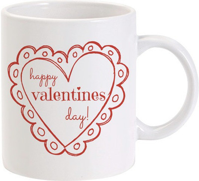 Lolprint 106 Valentines Day Ceramic Mug(325 ml)