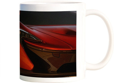 

Rangeele Inkers red Fastest Car Ceramic Mug(300 ml), Multicolor