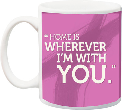 

ME&YOU Valentine's Day gift for Husband/Boyfriend Ceramic Mug(325 ml), Multicolor