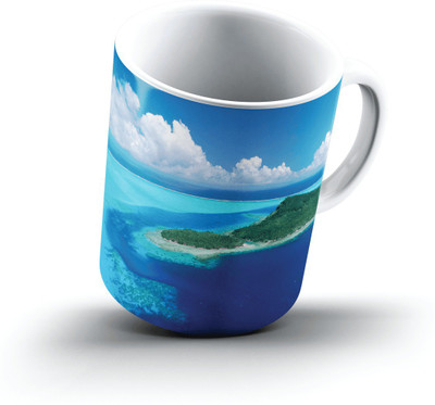 

Ucard Stress Relief Bora Bora French Polynesia2679 Bone China, Ceramic, Porcelain Mug(325 ml), Multicolor