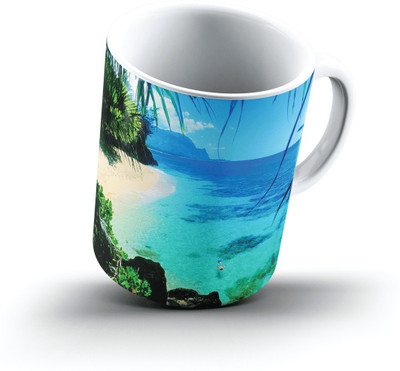 

Ucard Snorkel Hawaii2674 Bone China, Ceramic, Porcelain Mug(325 ml), Multicolor