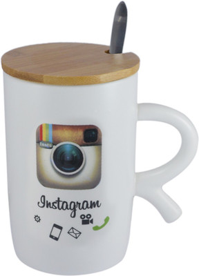 

Saamarth Impex SI-4402 Ceramic Mug(450 ml), White