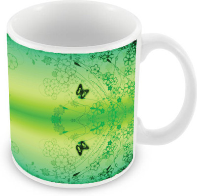 

Sleep Nature's SN-MG-1264 Ceramic Mug(350 ml), Green
