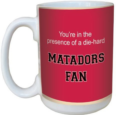 

Tree-Free Greetings Greetings lm44656 Matadors College Basketball Ceramic with Full-Sized Handle, 15-Ounce Ceramic Mug(60 ml), Multicolor