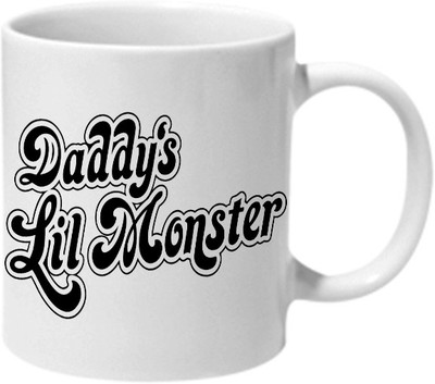

Mooch Wale Harley Quinn Daddys Lil Monster Ceramic Mug(325 ml), Multicolor