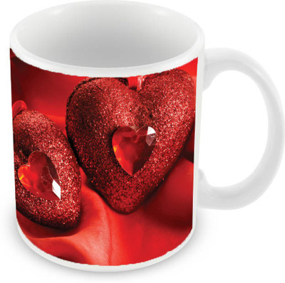 

Sleep Nature's SN-MG-2552 Ceramic Mug(350 ml), Red
