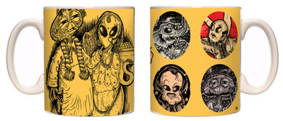 

Posterboy The Alien Babu Ceramic Mug, Multicolor
