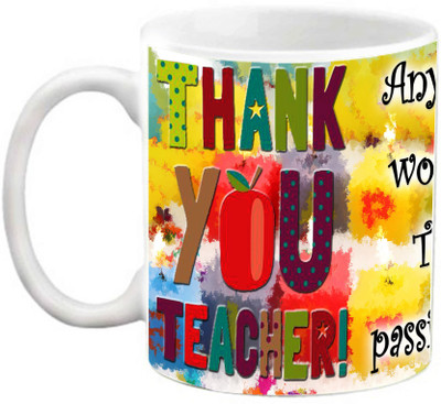 

EFW TEACHER - THANK YOU GOOD WISHES Ceramic Mug(325 ml), White
