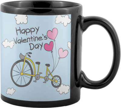 

SKY TRENDS Valentine Gifts For Special Girlfriend,Boyfriend,Wife,Husband,design 161 Ceramic Mug(325 ml), Black
