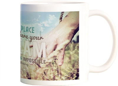 

Rangeele Inkers Dream It Do IT Ceramic Mug(300 ml), Multicolor