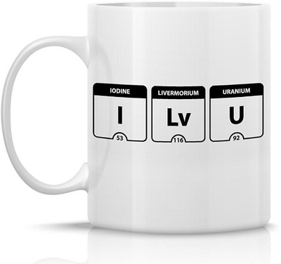 

Printelligent I Love You coffee mug ,Gift For Someone Special - 10163 Ceramic Mug(300 ml)