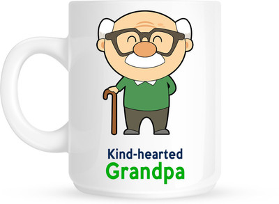 

HuppmeGift Grandpa White Ceramic Mug(350 ml)