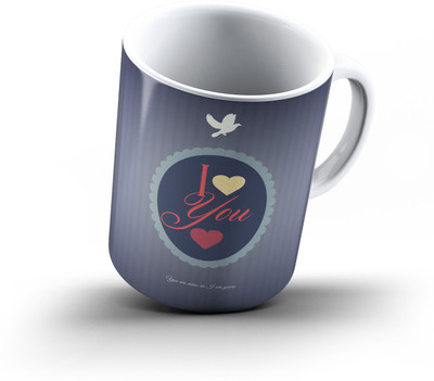 

Ucard Valentines Day Love572 Bone China, Ceramic, Porcelain Mug(325 ml)