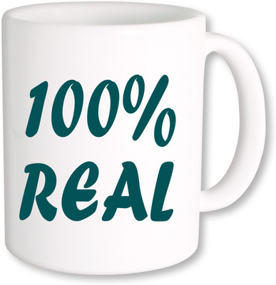 

PhotogiftsIndia 100% Real_01 Ceramic Mug(325 ml), Multicolor