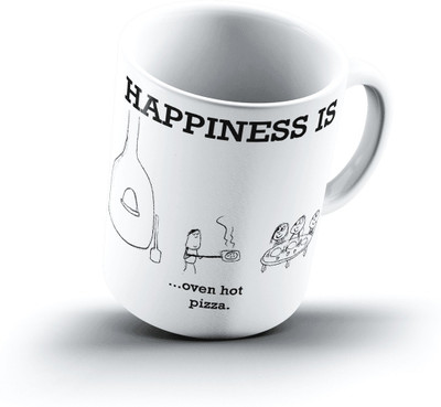 

Ucard Happiness Is1406 Bone China, Ceramic, Porcelain Mug(325 ml)
