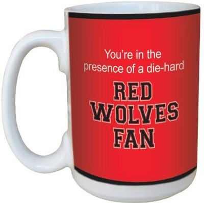 

Tree-Free Greetings Greetings lm44631 Red Wolves College Basketball Ceramic with Full-Sized Handle, 15-Ounce Ceramic Mug(60 ml)