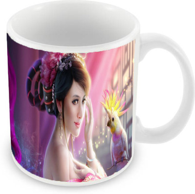 Sleep Nature's SN-MG-370 Ceramic Mug(350 ml), Multicolor