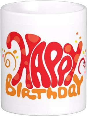 

Exoctic Silver Happy Birthday To You : B'day 016 Ceramic Mug(300 ml), Multicolor