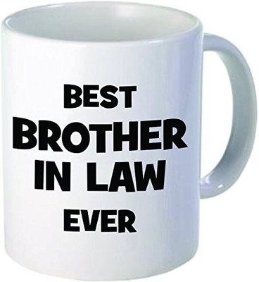 

Rikki Knight LLC Knight Best Brother in Law Ever 11 oz Ceramic Coffee Cup Ceramic Mug(60 ml), Multicolor