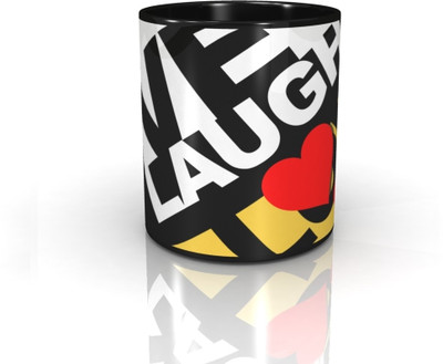 

Seven Rays Live Laugh Love Ceramic Mug(350 ml)