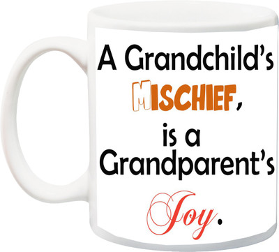 

ME&YOU Gift for Grandmother/Grandma/Nani/Dadi Ceramic Mug(325 ml), Multicolor