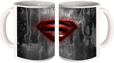 

Shopmillions Fabulous Superman Symbol Ceramic Mug(300 ml)