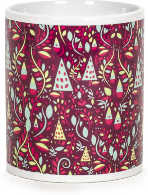 

Chumbak Fantasy Forests Ceramic Mug(300 ml), Multicolor