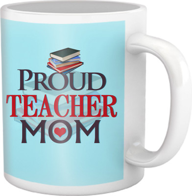 46% OFF on TIED RIBBONS Proud Teacher Mom Coffee Ceramic Coffee Mug(350 ml)
