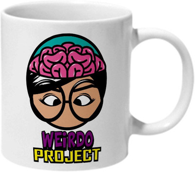 

Mooch Wale Weirdo Project Ceramic Mug(325 ml), Multicolor