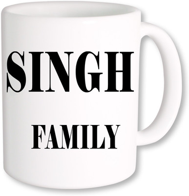 

PhotogiftsIndia Singh Family 003 Ceramic Mug(325 ml), Multicolor