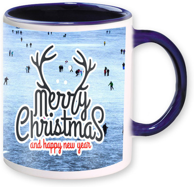 

Heyworlds christmas and new year gifts 01 Ceramic Mug(325 ml), Blue