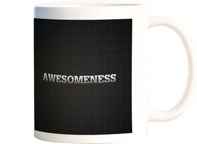 

Rangeele Inkers Awesomeness Ceramic Mug(300 ml), Multicolor