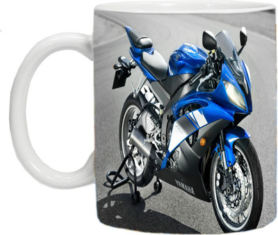 

mahis fashion bike 68 Ceramic Mug(250 ml), Multicolor