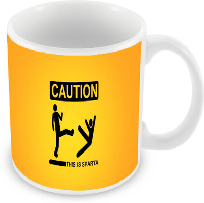 

Sleep Nature's SN-MG-539 Ceramic Mug(350 ml), Yellow
