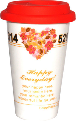 

Divsam Happy Everyday Flower 314520 Printed Ceramic Mug(300 ml)