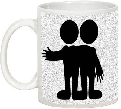 

AllUPrints Friendship Day Gifts - I want to be your Friend Ceramic Mug(325 ml), White