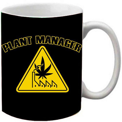 

Maison N Mode Plant Manager Coffee Ceramic Mug(330 ml), Multicolor