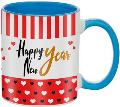

SKY TRENDS New Year & Christmas Gift For Boyfriend Girlfriend Husband Wife Design COD074 Ceramic Mug(325 ml), Multicolor