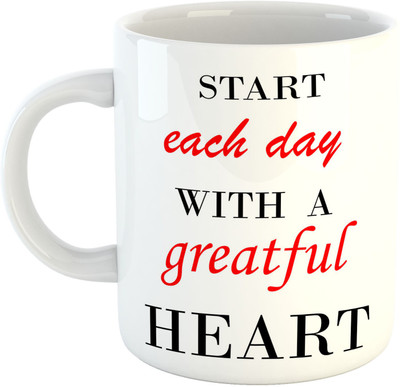 

Deeher Gifts Motivational Quotes design 18 Ceramic Mug(330 ml), Multicolor