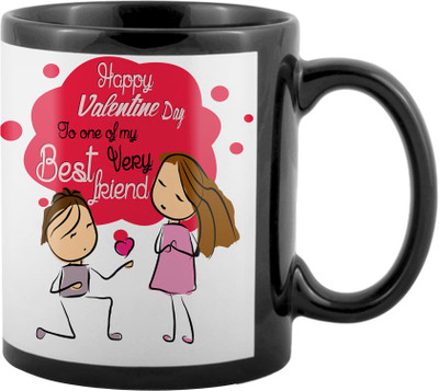 

SKY TRENDS Valentine Gifts For Special Girlfriend,Boyfriend,Wife,Husband,design 18 Ceramic Mug(325 ml), Black