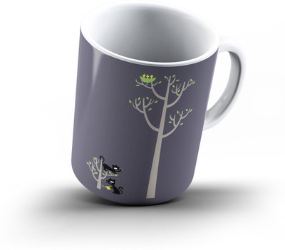 

Ucard Start Up323 Bone China, Ceramic, Porcelain Mug(325 ml), Multicolor