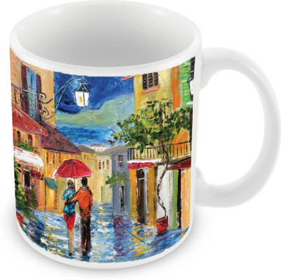 

Sleep Nature's SN-MG-1675 Ceramic Mug(350 ml), Multicolor