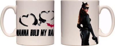 

Posterboy Wanna Hold My Hand - Catwoman (Officially Licensed) Ceramic Mug, Multicolor