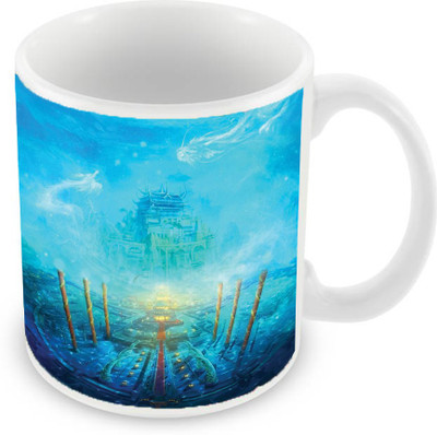 

Sleep Nature's SN-MG-2454 Ceramic Mug(350 ml), Blue