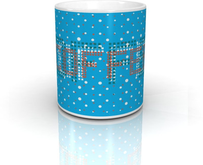 

Seven Rays McCoffee Dots Ceramic Mug(350 ml)
