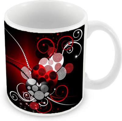 

Sleep Nature's SN-MG-117 Ceramic Mug(350 ml), Red