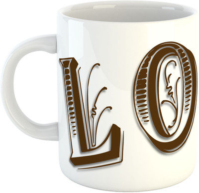 

Deeher Gifts Love -Design19 Ceramic Mug(330 ml), Multicolor